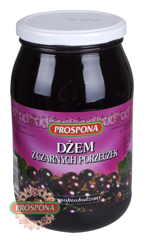 Dżem z czarnych porzeczek 1,15 kg