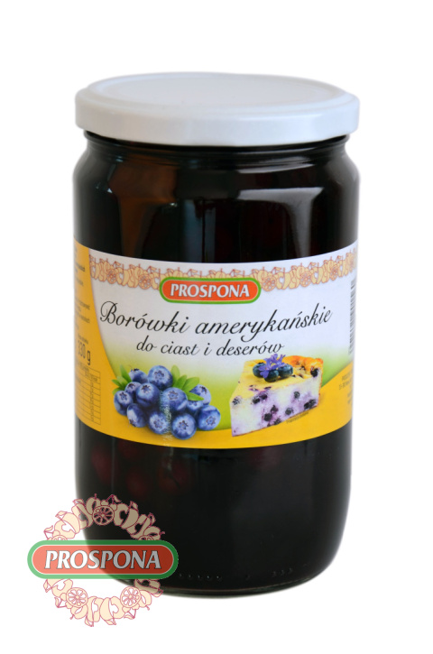 Kompot z borówki amerykańskiej 720 g