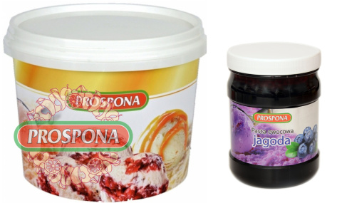 Skoncentrowana pasta owocowa - Jagoda 4 kg Skoncentrowana pasta owocowa - Jagoda 4 kg