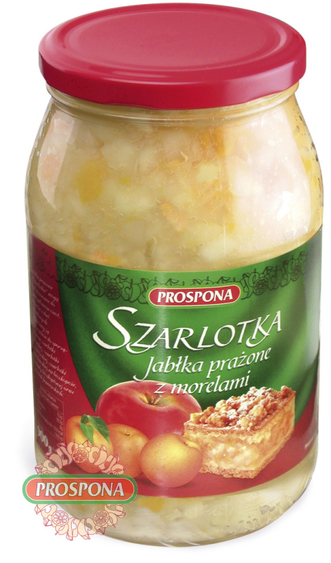 "Szarlotka" Jabłka prażone z morelą 900 g