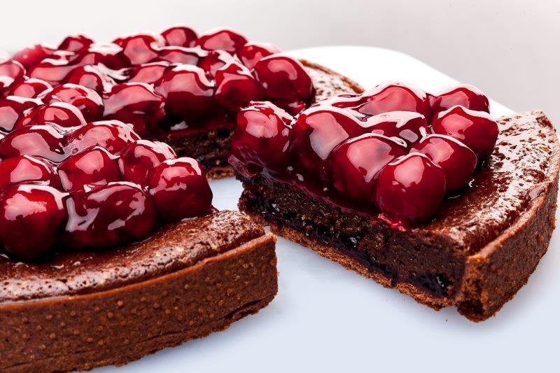 Tarta wiśniowa z brownie