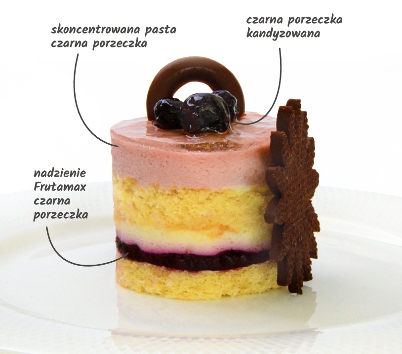 Ciasto czarna porzeczka